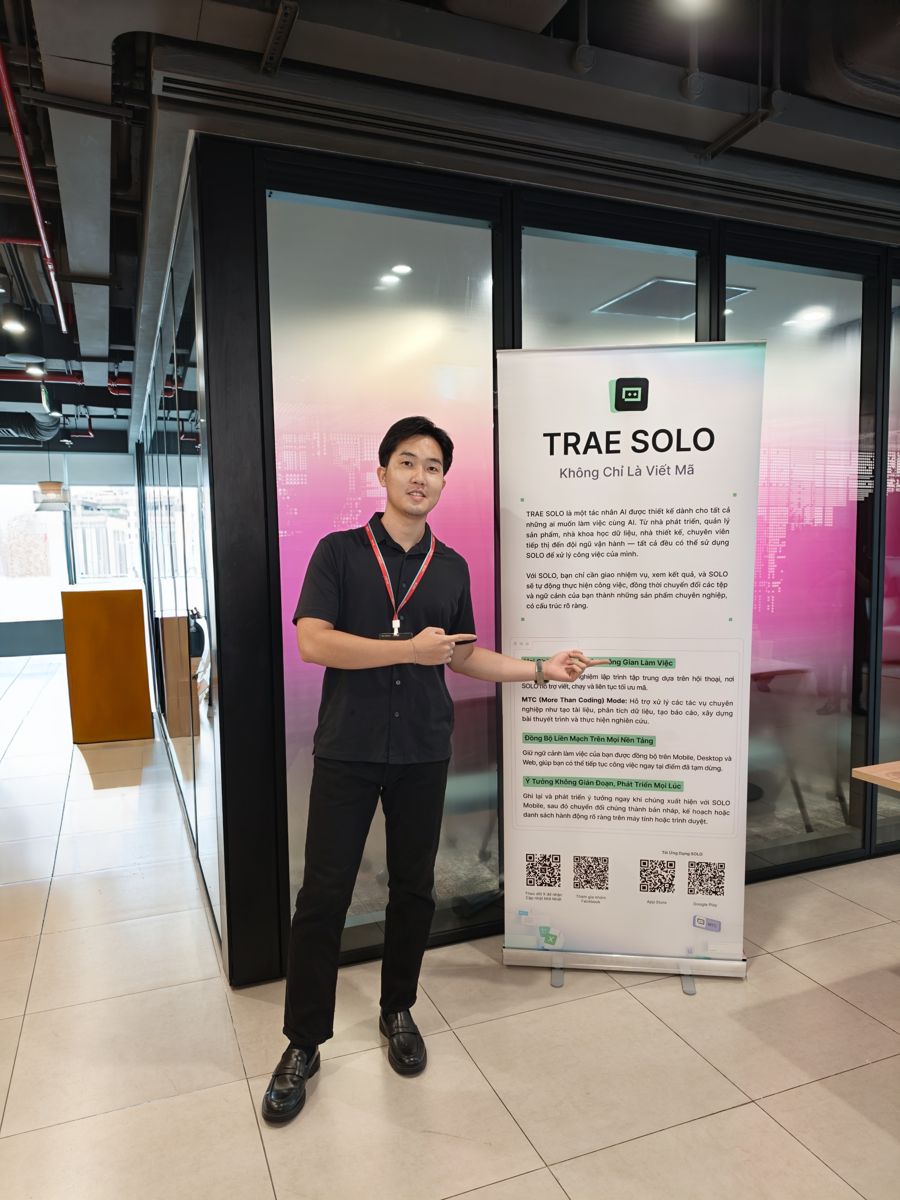 Cường tại sự kiện TRAE SOLO
